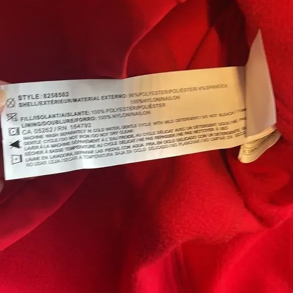 Point Zero Spring Jacket Red NEW. - Picture 5 of 5